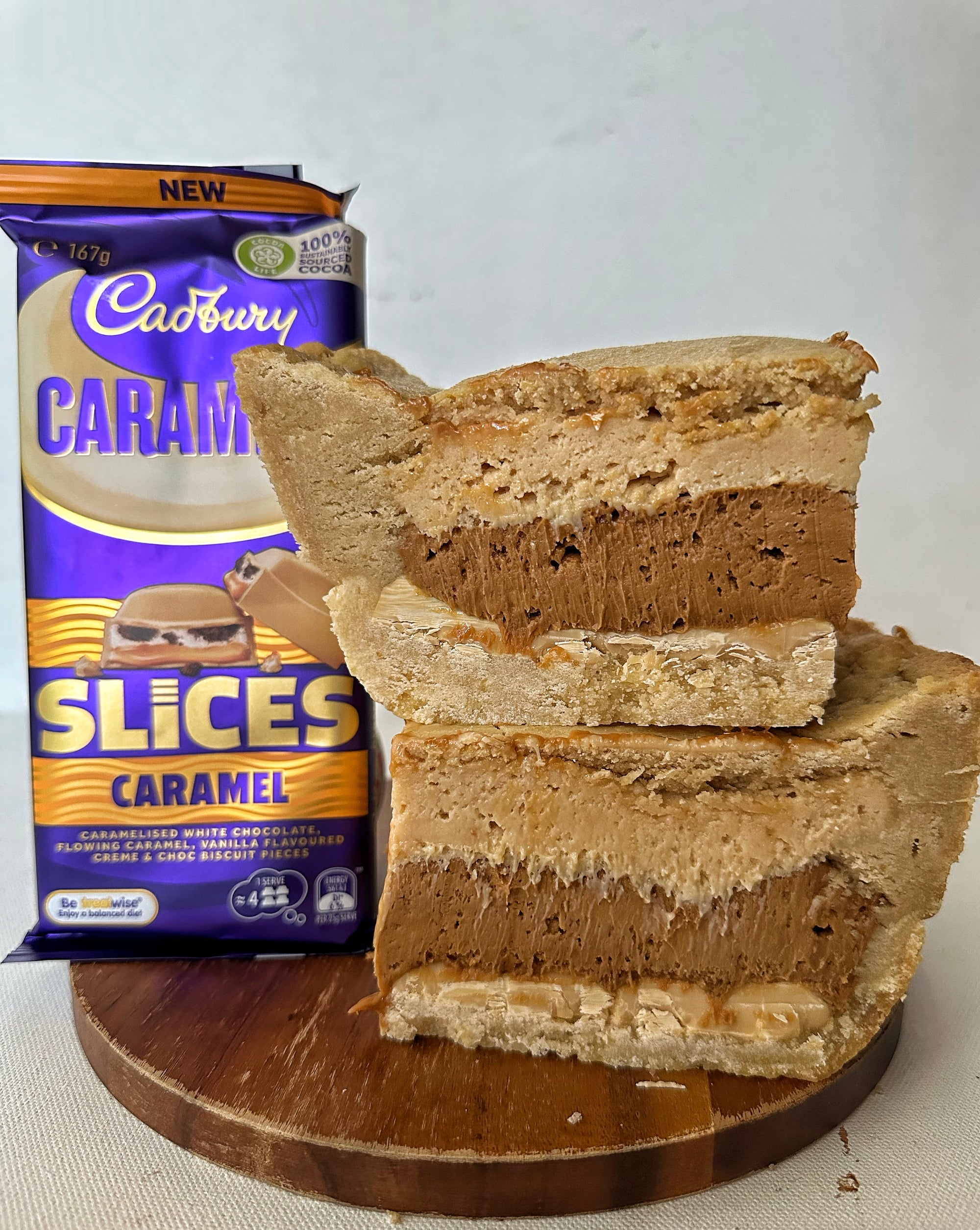 Caramilk Caramel Slice Blondie