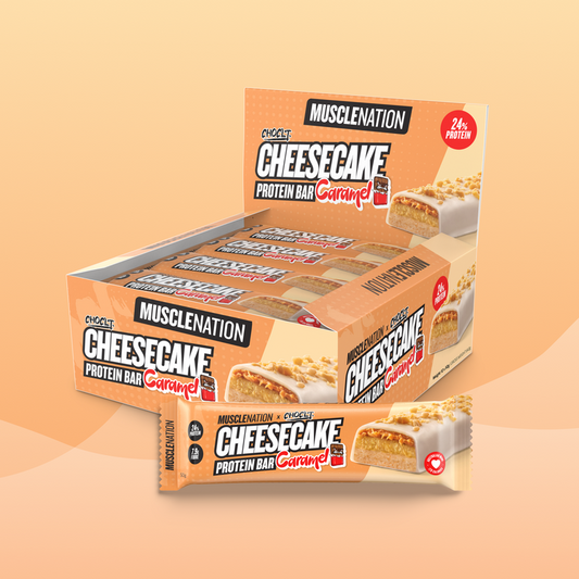 MN x CHOCLT CHEESECAKE Protein Bar - Caramel
