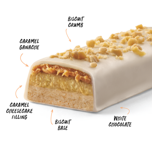 MN x CHOCLT CHEESECAKE Protein Bar - Caramel