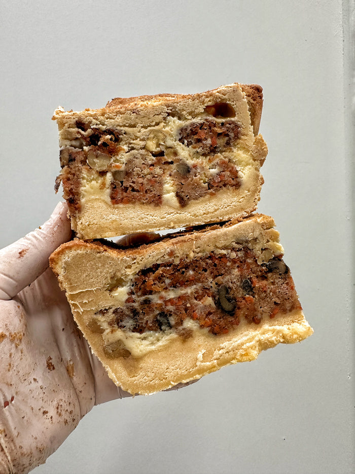 Carrot Cake Cheesecake Blondie