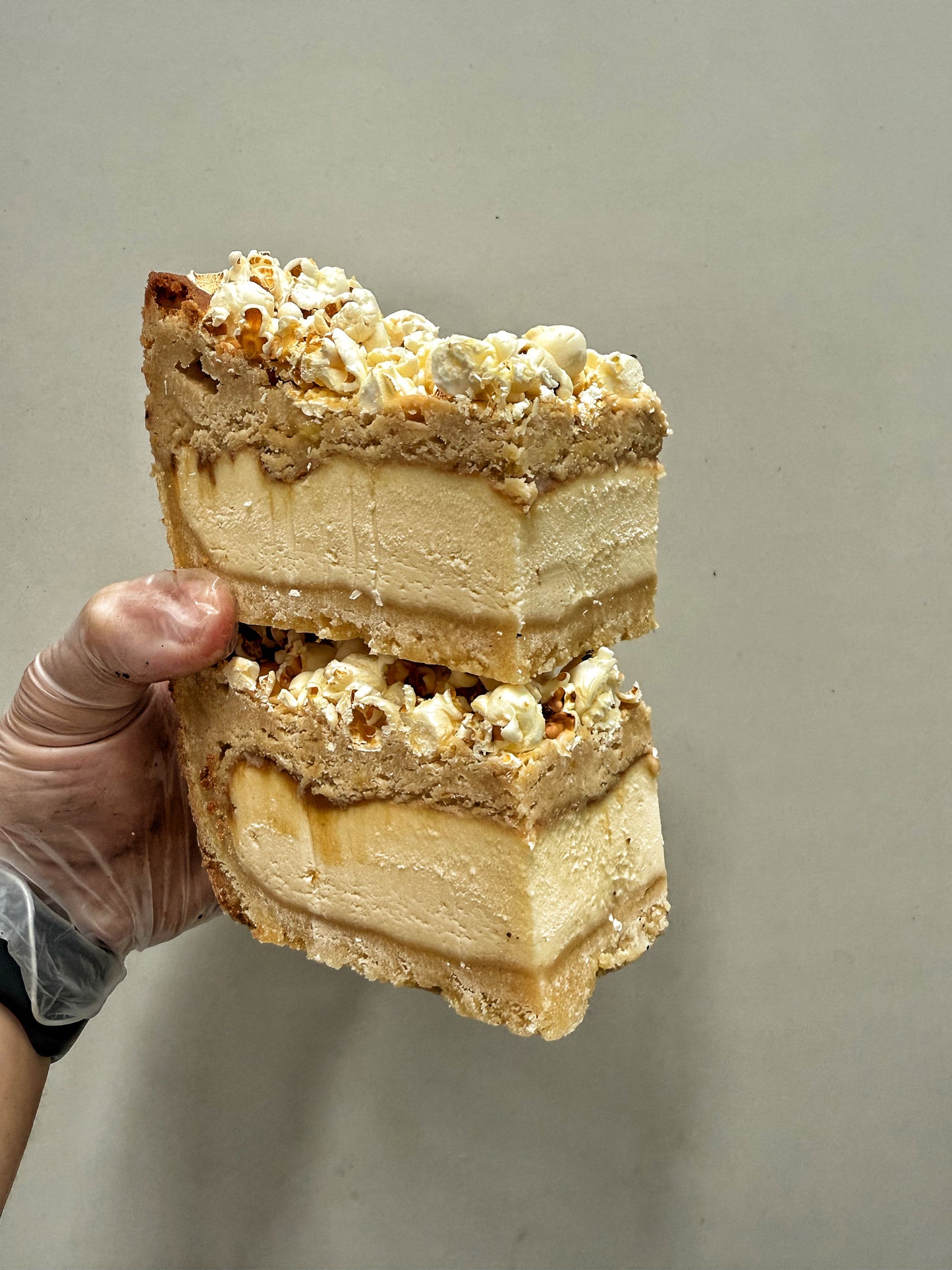 Caramel Popcorn Blondie
